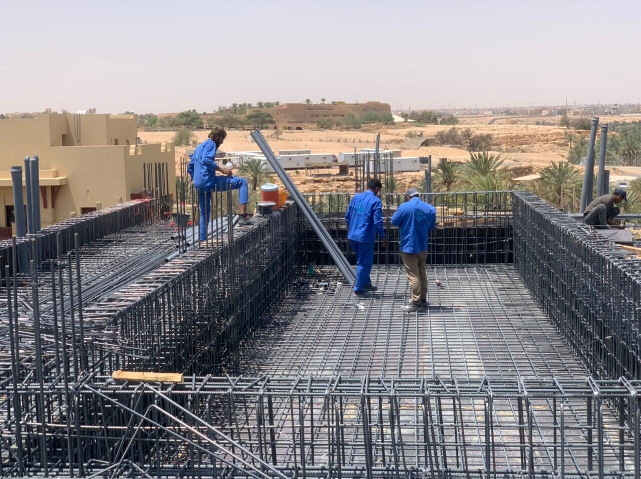 Residential swimming pool construction